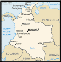 Colombia
 Map
