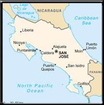 Costa Rica
 Map